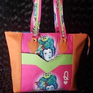 Large Queen of Hearts Handbag/Tote
